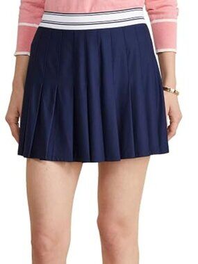 Vineyard Vines Performance Pleated Skort navy blue XL tennis skirt golf active